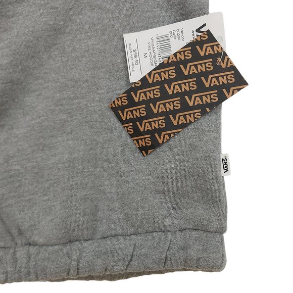 Vans Vine Half Zip Crop Hoodie Womens Medium Long Sleeve Embroidered Logo Cozy - Picture 7 of 11